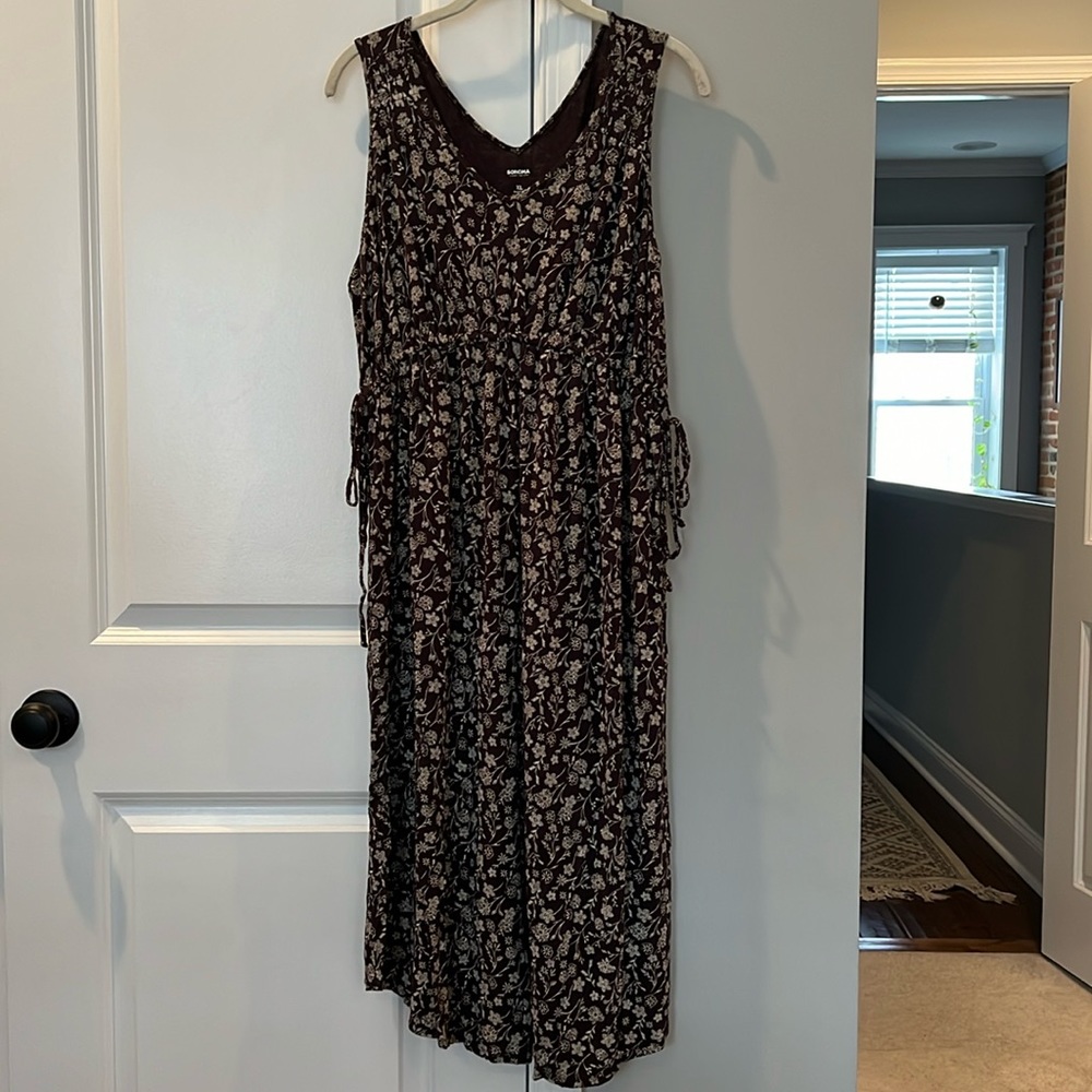 MATERNITY Sonoma Sleeveless Floral Dress